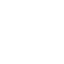 White outline icon of two hands holding a baby with a medical cross symbol below it.